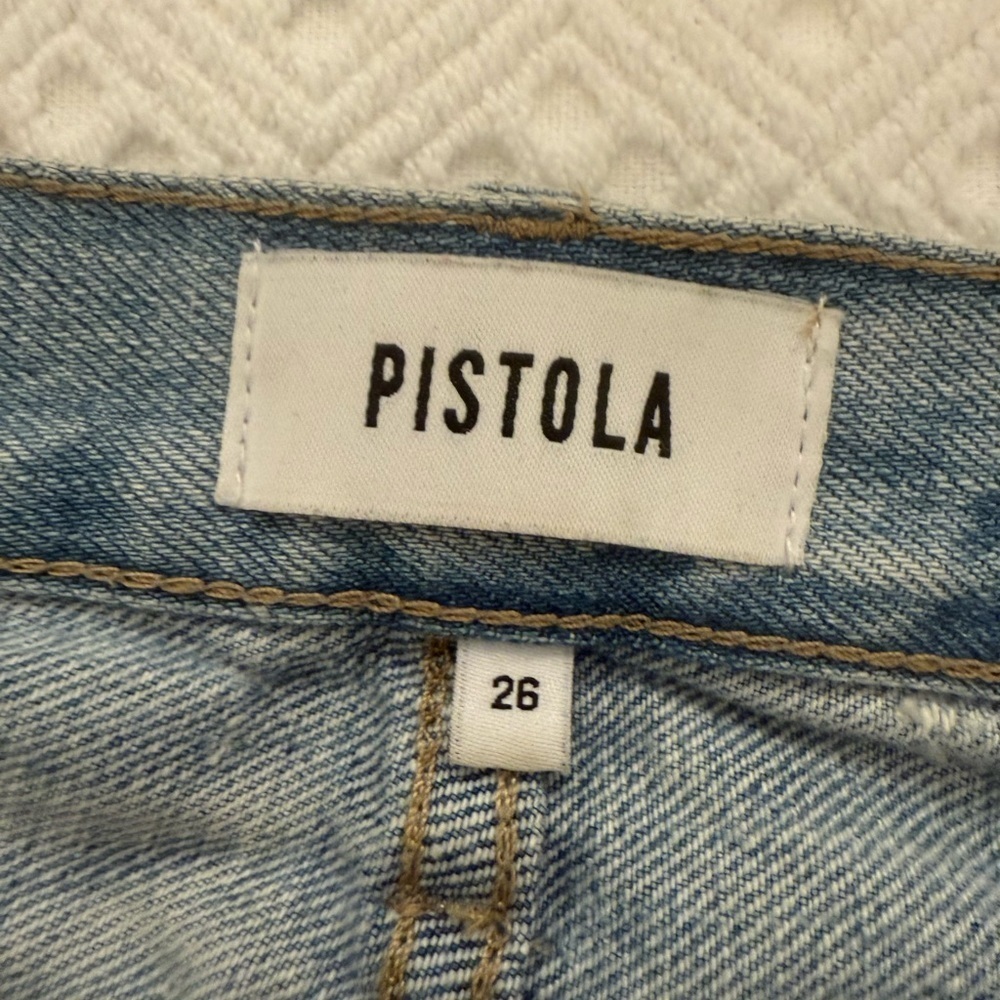 Pistola boyfriend Jean Relaxed Roller extra Distressed Etsy Jeans Light Blue - Picture 4 of 10